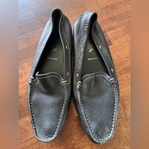 Prada leather loafer